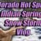 Colorado Hot Springs Winter Time Vlog | Indian Hot Springs Snow Storm