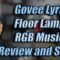 New 2021 Govee Lyra Floor Lamp RGB Music Features Review