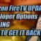DEVELOPER OPTIONS GONE How to Get it back Amazon 4K FireTV Max