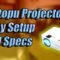 Faltopu Mini Projector with Wifi Bluetooth VERY EASY SETUP
